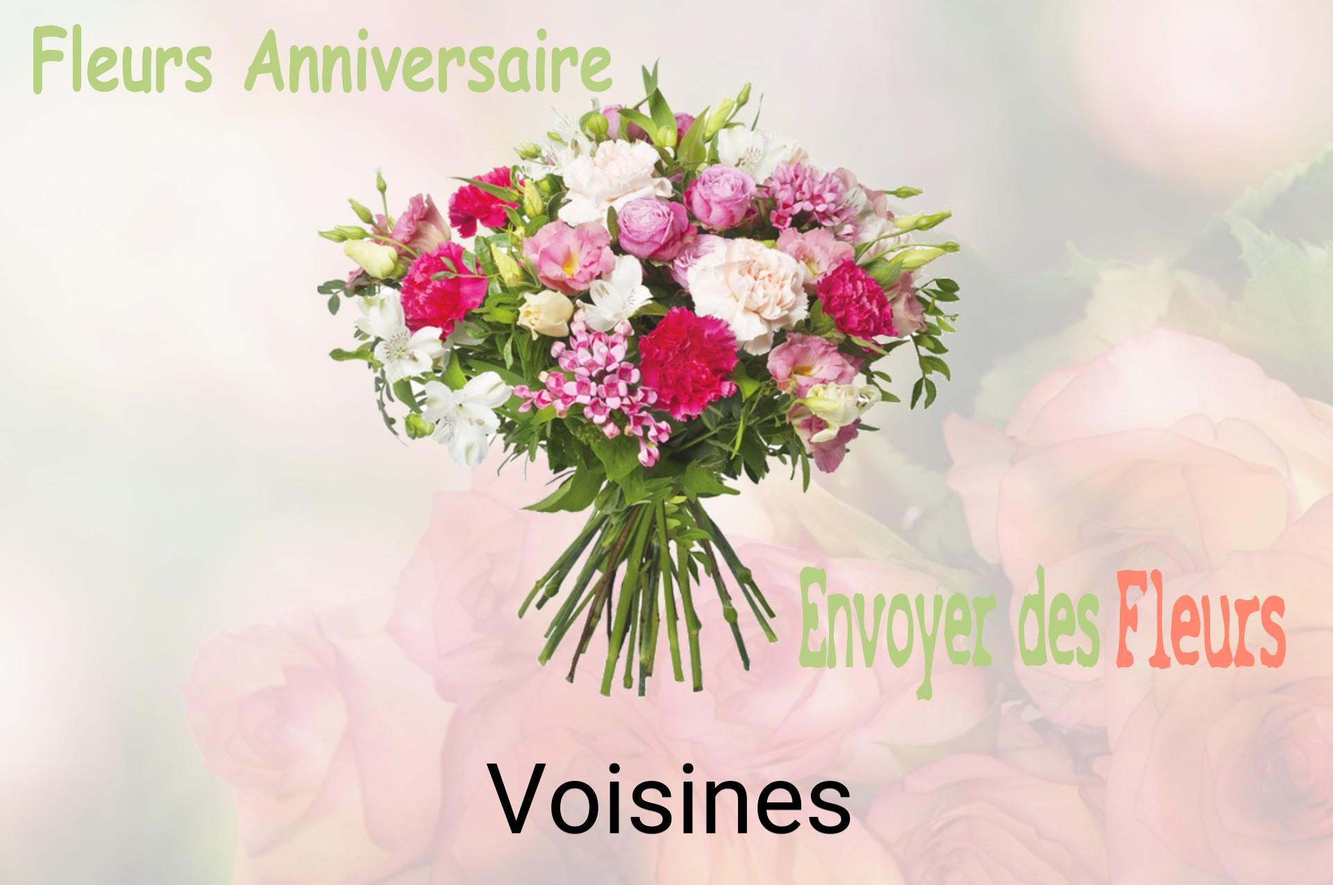 Bouquet de fleurs d’anniversaire livré à Voisines